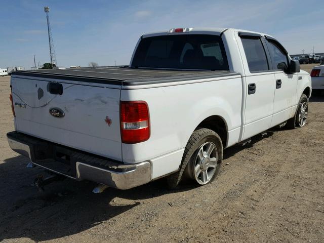 1FTPW12V08KC12313 - 2008 FORD F150 SUPER WHITE photo 4