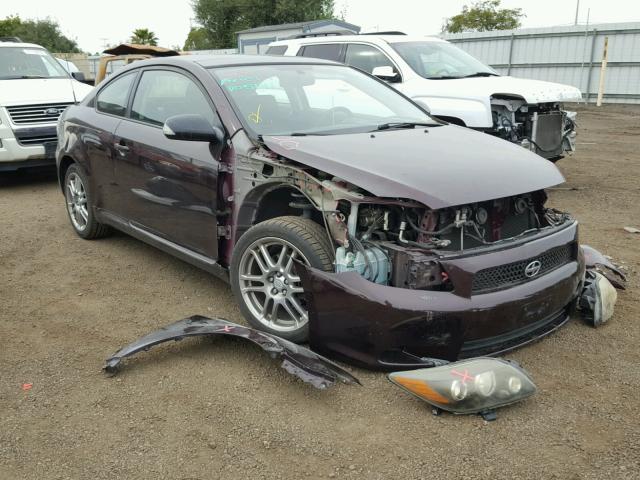 JTKDE167780253883 - 2008 TOYOTA SCION TC MAROON photo 1