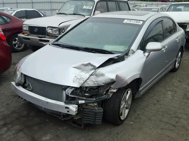 JHMFA16867S008417 - 2007 HONDA CIVIC EX GRAY photo 2