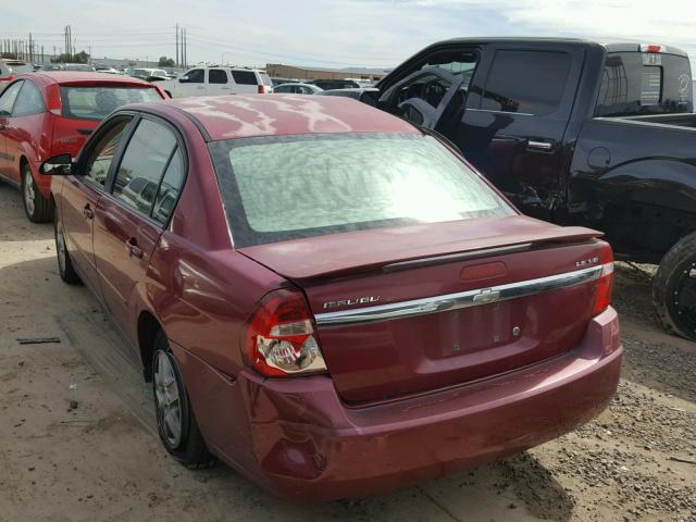 1G1ZT52845F312043 - 2005 CHEVROLET MALIBU LS RED photo 3