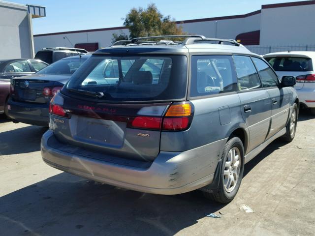 4S3BH665417671493 - 2001 SUBARU LEGACY OUT GREEN photo 4