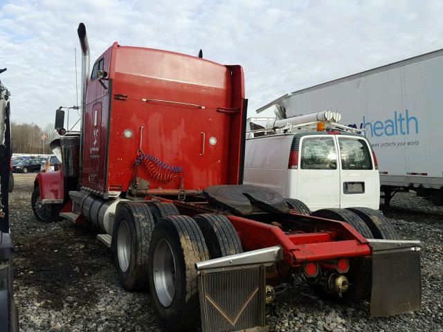 1XKWD89X6TJ717602 - 1996 KENWORTH CONSTRUCTI RED photo 3