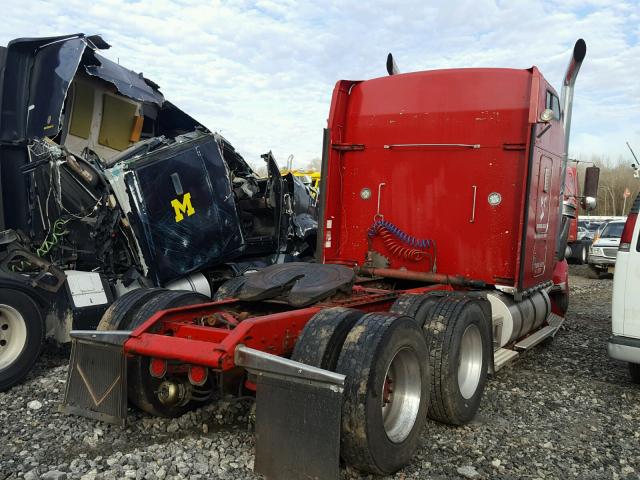 1XKWD89X6TJ717602 - 1996 KENWORTH CONSTRUCTI RED photo 4