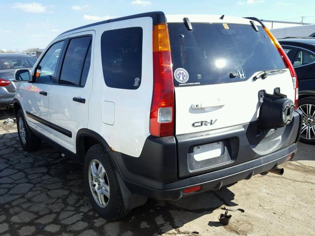 JHLRD78843C049660 - 2003 HONDA CR-V EX WHITE photo 3