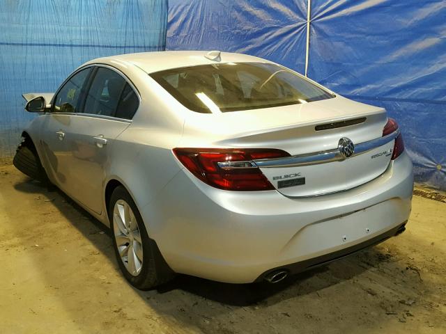 2G4GL5EX7G9109222 - 2016 BUICK REGAL SILVER photo 3