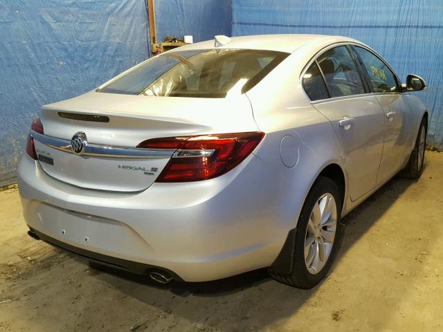 2G4GL5EX7G9109222 - 2016 BUICK REGAL SILVER photo 4