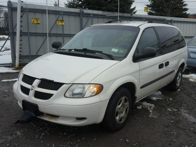 1D4GP24393B161503 - 2003 DODGE GRAND CARA WHITE photo 2