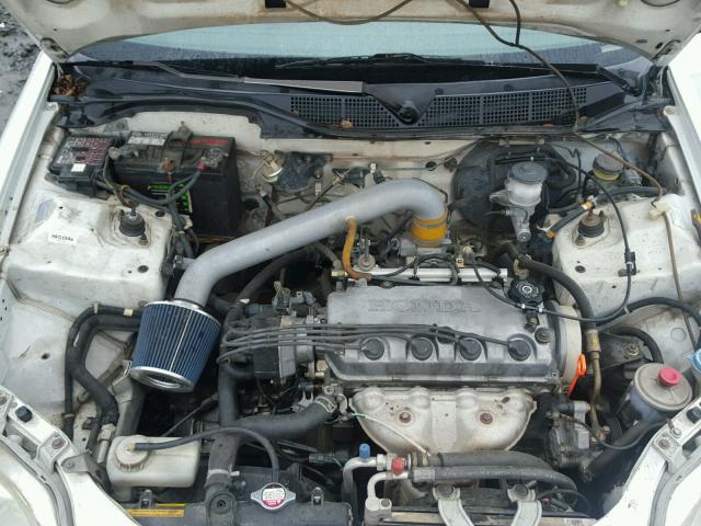 1HGEJ6526TL002694 - 1996 HONDA CIVIC DX WHITE photo 7