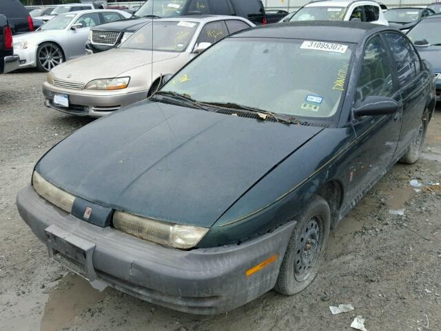 1G8ZH5287TZ163769 - 1996 SATURN SL1 GREEN photo 2