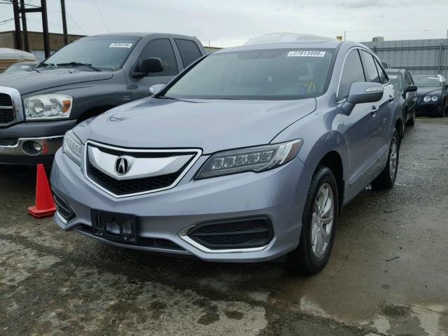 5J8TB3H57GL007918 - 2016 ACURA RDX TECHNO SILVER photo 2