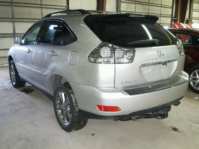 JTJHW31U372009212 - 2007 LEXUS RX 400H SILVER photo 3