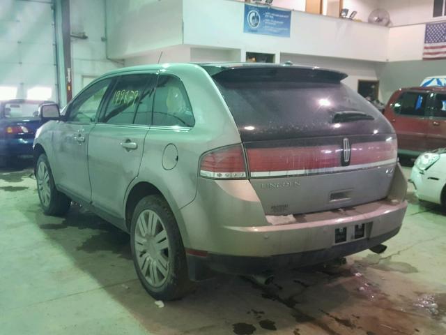 2LMDU88C28BJ12506 - 2008 LINCOLN MKX SILVER photo 3