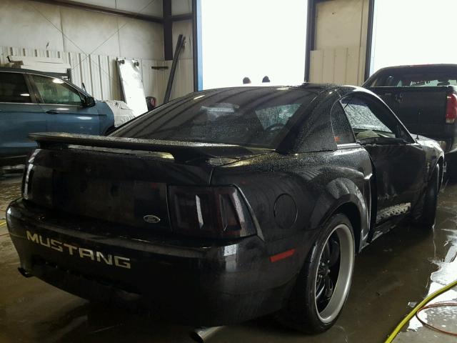 1FAFP40483F413632 - 2003 FORD MUSTANG BLACK photo 4