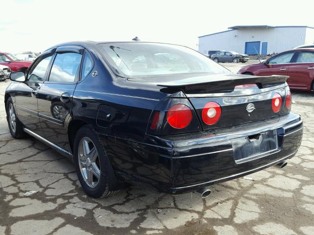 2G1WP521649336300 - 2004 CHEVROLET IMPALA SS BLACK photo 3