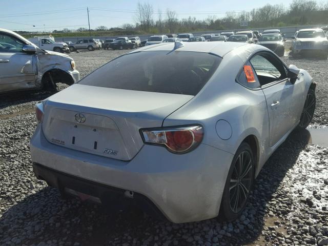 JF1ZNAA19F8703599 - 2015 TOYOTA SCION FR-S WHITE photo 4