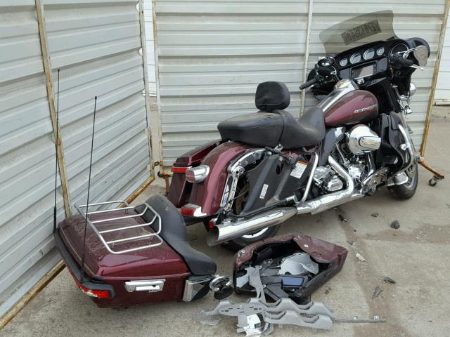 1HD1KEL12EB688772 - 2014 HARLEY-DAVIDSON FLHTK ELEC 栗色 照片 4