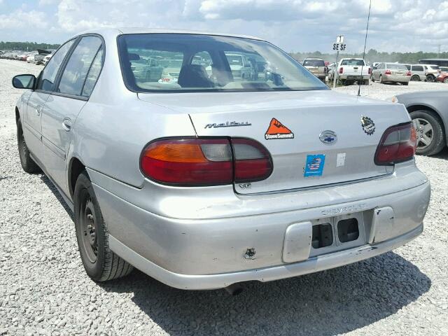 1G1ND52JX16163436 - 2001 CHEVROLET MALIBU SILVER photo 3