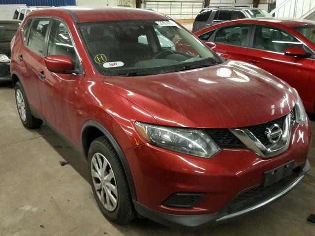 5N1AT2MV2GC736293 - 2016 NISSAN ROGUE S RED photo 1