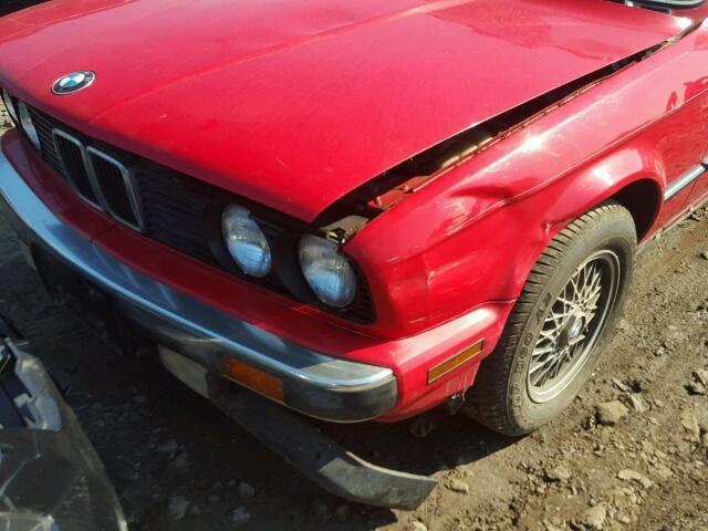 WBABB2313LEC22574 - 1990 BMW 325 IC AUT RED photo 9