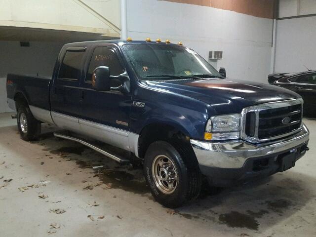 1FTNW21P84EB15367 - 2004 FORD F250 SUPER BLUE photo 1