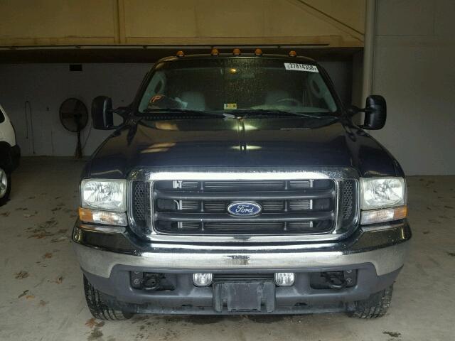 1FTNW21P84EB15367 - 2004 FORD F250 SUPER BLUE photo 9