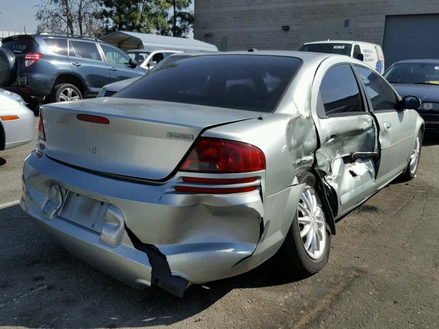 1B3EL46X76N289237 - 2006 DODGE STRATUS SX SILVER photo 4