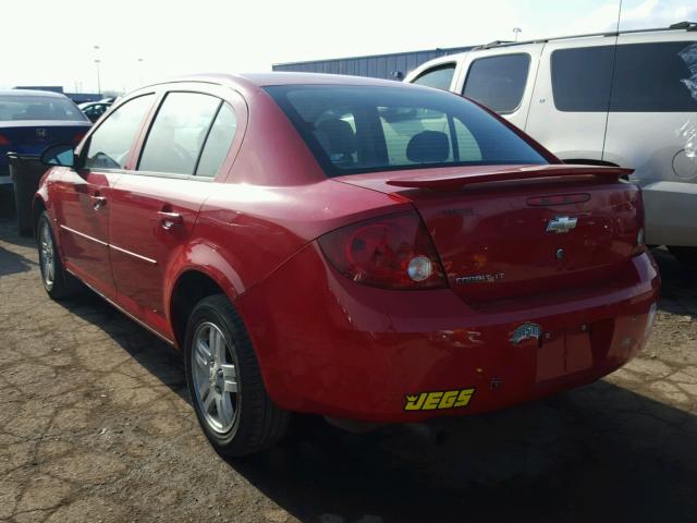 1G1AL55F367820345 - 2006 CHEVROLET COBALT LT RED photo 3