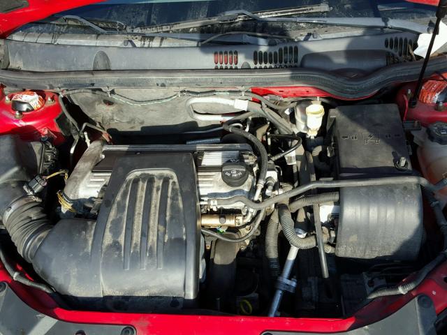 1G1AL55F367820345 - 2006 CHEVROLET COBALT LT RED photo 7