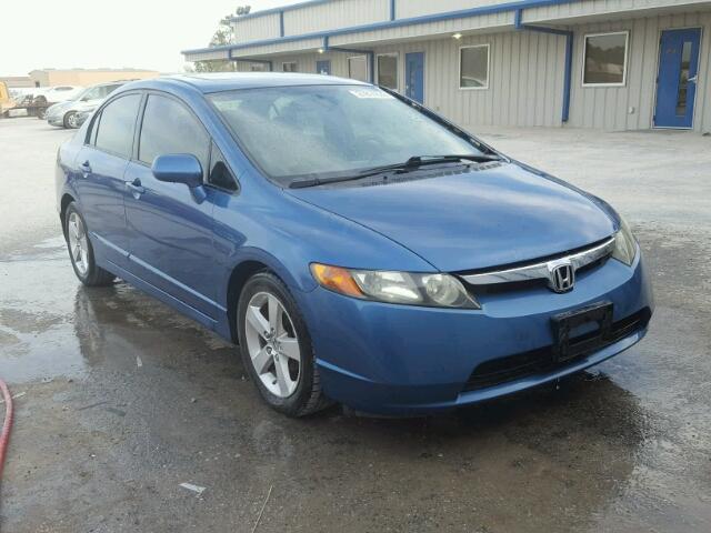 1HGFA16988L079917 - 2008 HONDA CIVIC EXL BLUE photo 1