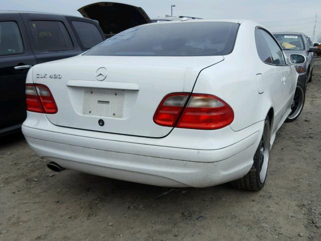 WDBLJ70G51F163000 - 2001 MERCEDES-BENZ CLK 430 WHITE photo 4