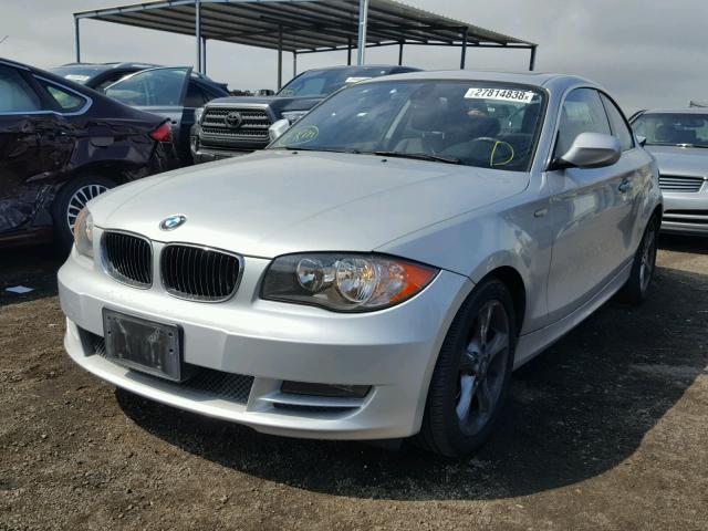 WBAUP9C55BVL90041 - 2011 BMW 128 I SILVER photo 2