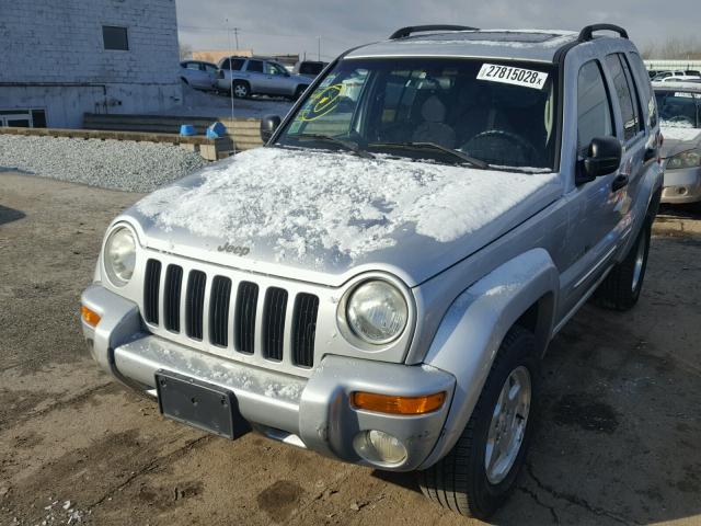 1J4GL58K52W173581 - 2002 JEEP LIBERTY LI SILVER photo 2