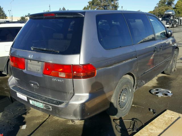 2HKRL1857YH507786 - 2000 HONDA ODYSSEY LX GRAY photo 4