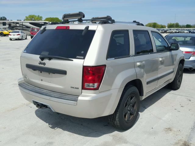 1J8HR68267C510825 - 2007 JEEP GRAND CHER BEIGE photo 4