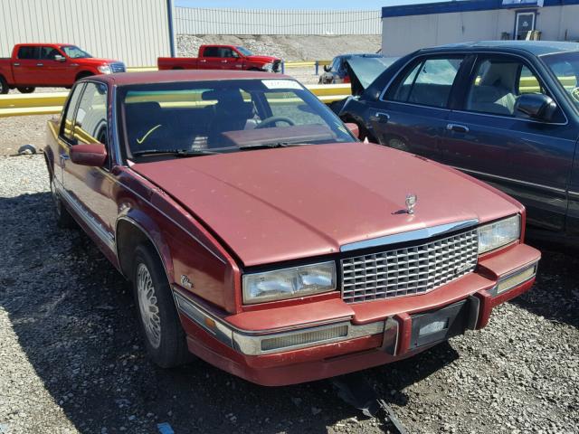 1G6EL1156KU630424 - 1989 CADILLAC ELDORADO RED photo 1