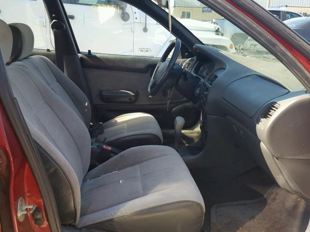 1Y1SK5268SZ098979 - 1995 GEO PRIZM BASE 红色 照片 5