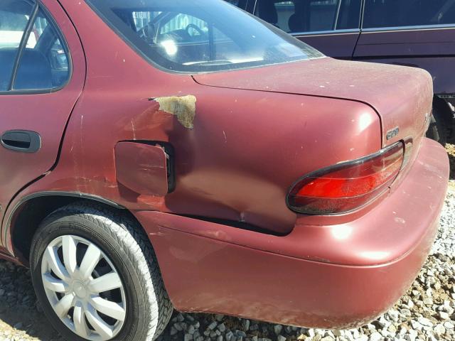 1Y1SK5268SZ098979 - 1995 GEO PRIZM BASE 红色 照片 9