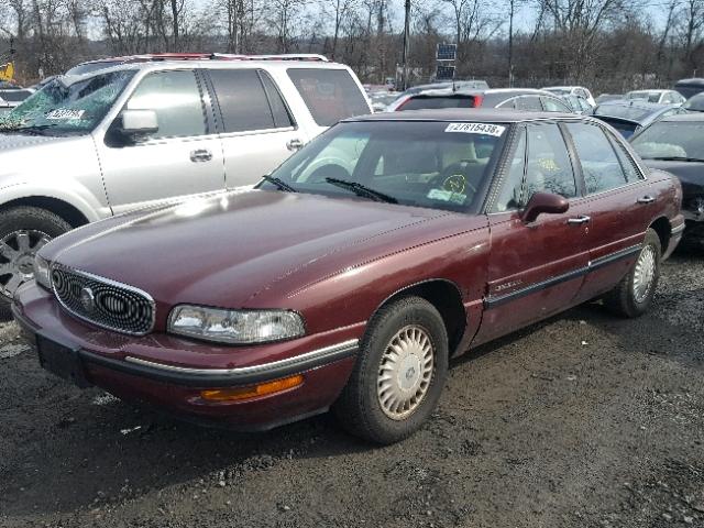 1G4HP52K1WH467945 - 1998 BUICK LESABRE CU MAROON photo 2