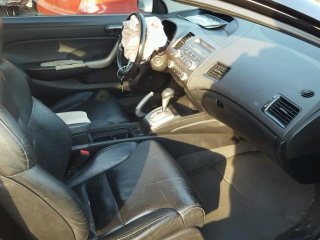 2HGFG12978H579228 - 2008 HONDA CIVIC EXL 黑色 照片 5