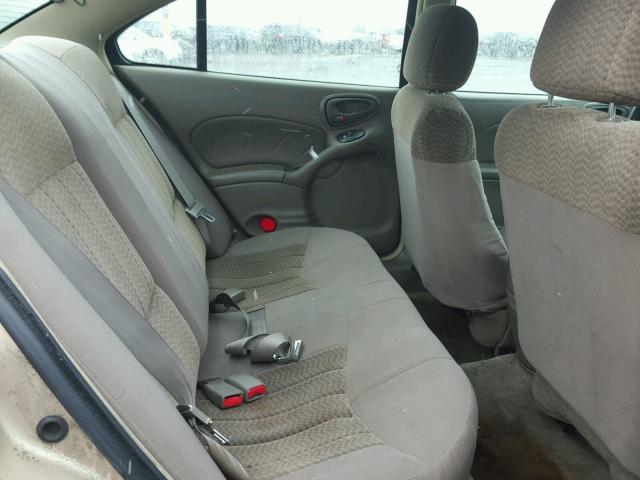 1G2NF52EX4M647230 - 2004 PONTIAC GRAND AM S GOLD photo 6