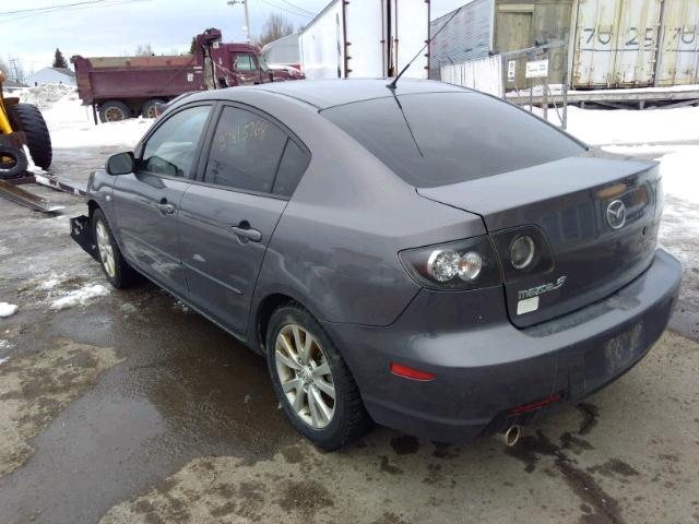 JM1BK32F771734189 - 2007 MAZDA 3 I CHARCOAL photo 3