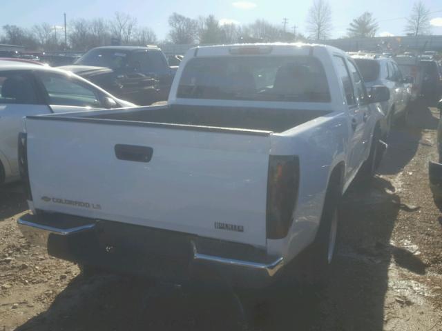 1GCCS136758289545 - 2005 CHEVROLET COLORADO WHITE photo 4