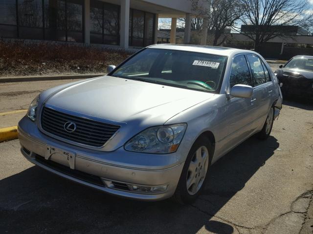 JTHBN36F740154233 - 2004 LEXUS LS 430 SILVER photo 2