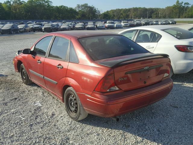 1FAFP33P43W270453 - 2003 FORD FOCUS LX RED photo 3