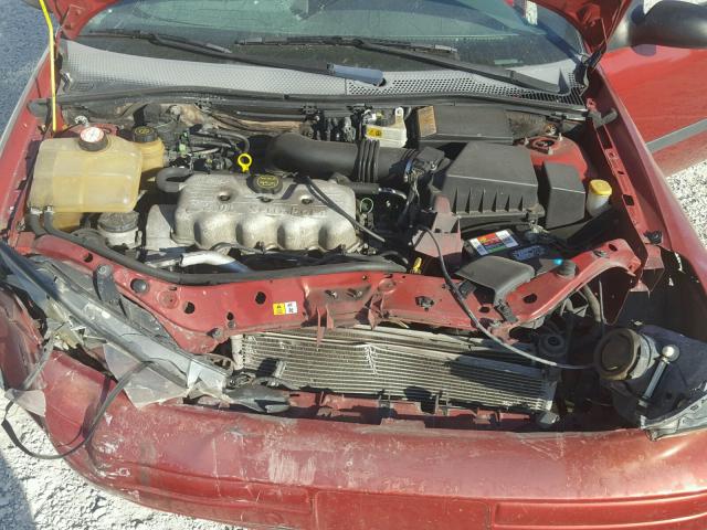 1FAFP33P43W270453 - 2003 FORD FOCUS LX RED photo 7
