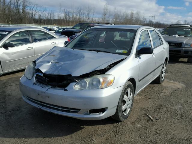 2T1BR32E77C794603 - 2007 TOYOTA COROLLA CE SILVER photo 2