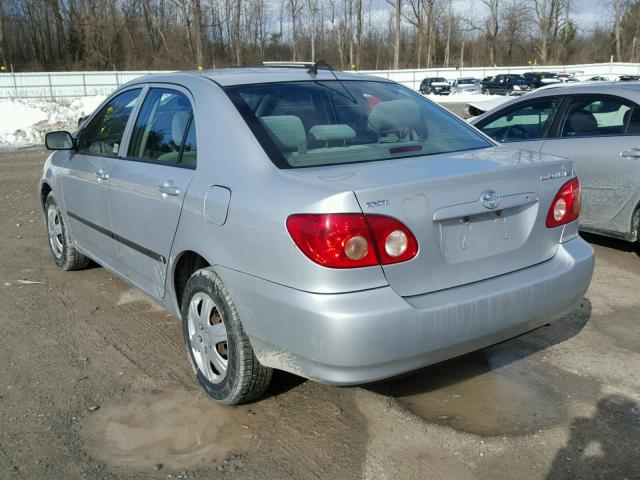 2T1BR32E77C794603 - 2007 TOYOTA COROLLA CE SILVER photo 3