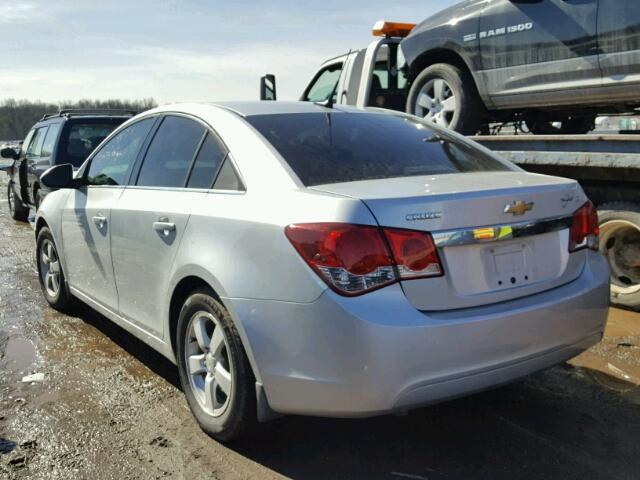 1G1PC5SB6E7238265 - 2014 CHEVROLET CRUZE LT SILVER photo 3