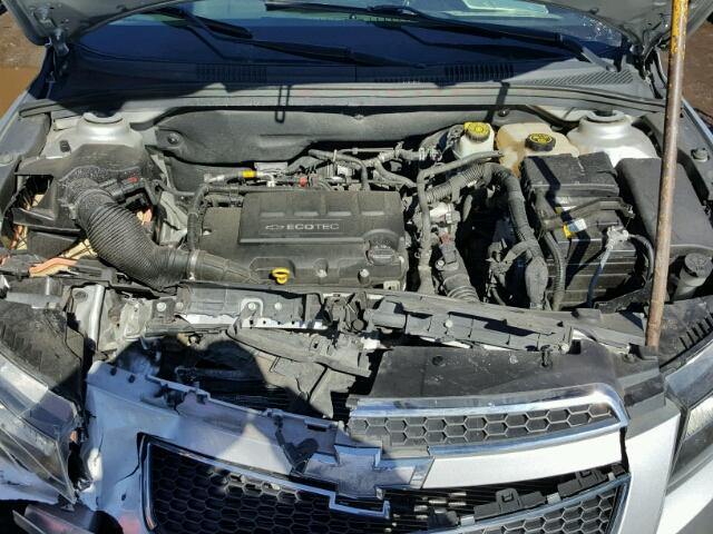 1G1PC5SB6E7238265 - 2014 CHEVROLET CRUZE LT SILVER photo 7