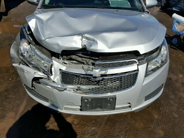 1G1PC5SB6E7238265 - 2014 CHEVROLET CRUZE LT SILVER photo 9